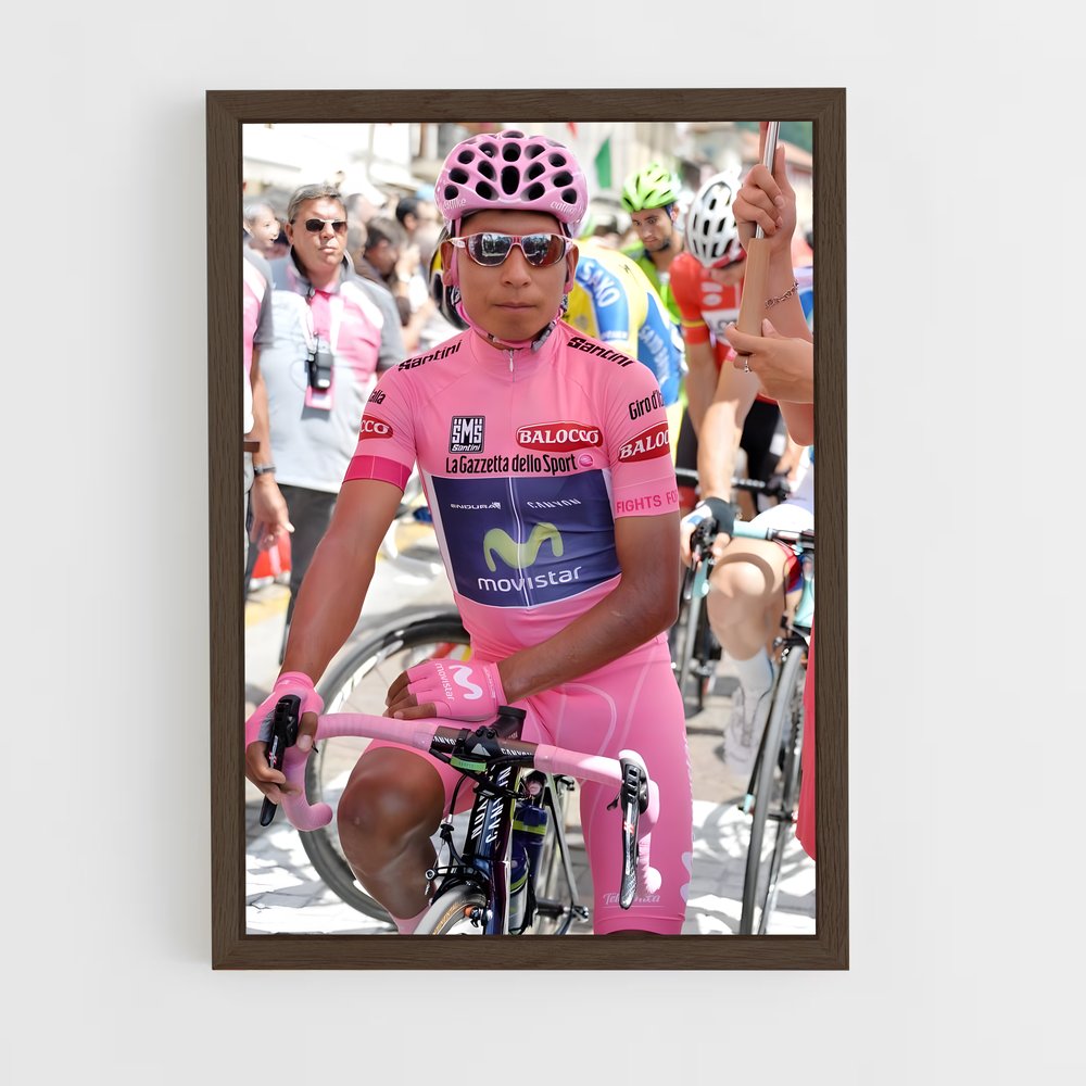 Poster Pédalée en Rose – affiche Cyclisme (vue 5)